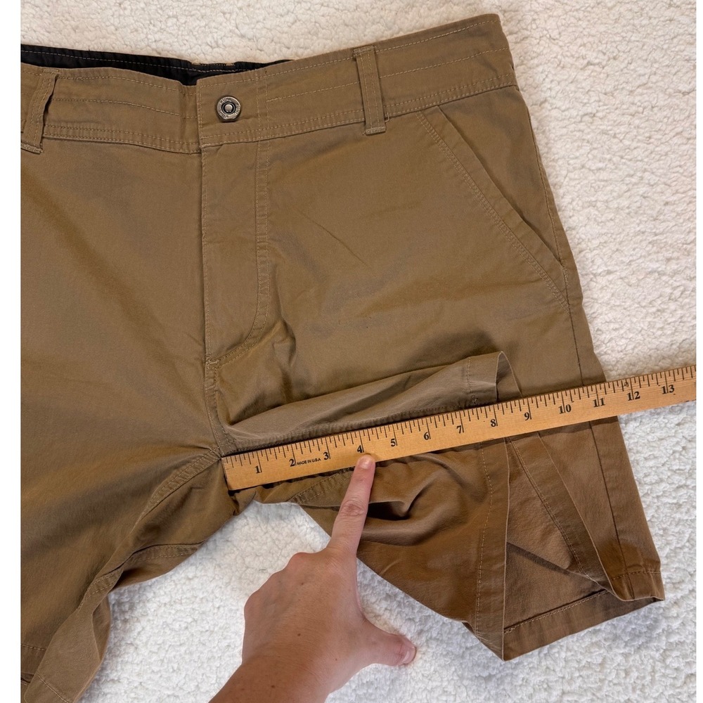 KUHL Renegade Mens 36 Brown Hiking 9" Shorts Stretch Quick Dry Outdoor Teak - Picture 6 of 7